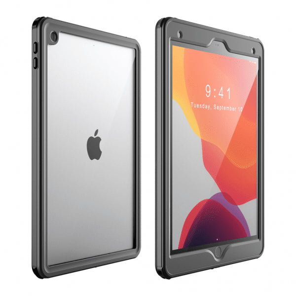 Pipetto iPad 10.2 (gen 7/8/9) Deksel Rugged Splashproof Case Svart