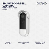 Deltaco Smart Home WiFi dørklokke med kamera IP65
