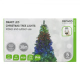 Deltaco Smart Home WiFi juletrelys RGB IP44 2m