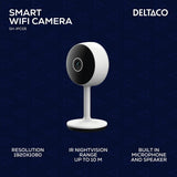 Deltaco Smart Home WiFi-kamera med bevegelsesdeteksjon