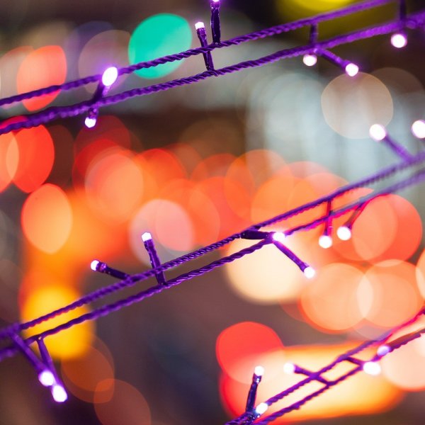 Deltaco Smart Home Utendørs WiFi Lyslenke IP44 10m