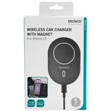 Deltaco Wireless Car Charger with Magnet MagSafe