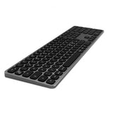 Satechi Trådløst Tastatur för upp till 3 enheter Nordisk Layout Space Gray