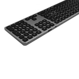 Satechi Trådløst Tastatur för upp till 3 enheter Nordisk Layout Space Gray