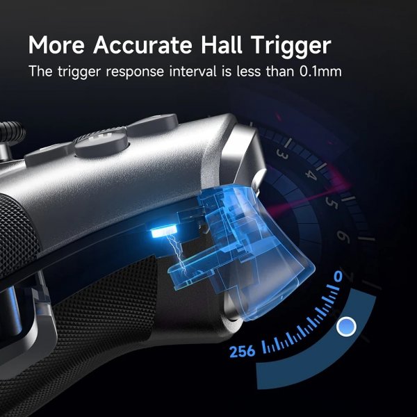 EasySMX X10 Mechanic Master Game Control Wireless/Gjenget sølv