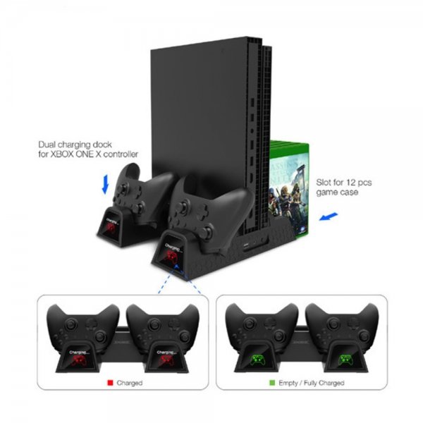 Dobe Xbox One X/S dokkingstasjon multifunksjonell