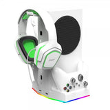Ipega Xbox Series S Dokkingstasjon med vifte og headset-holder