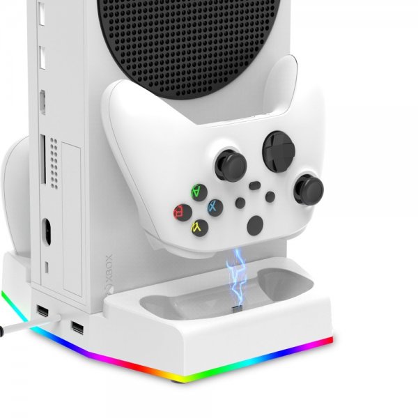 Ipega Xbox Series S Dokkingstasjon med vifte og headset-holder