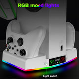 Ipega Xbox Series S Dokkingstasjon med vifte og headset-holder