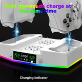 Ipega Xbox Series S Dokkingstasjon med vifte og headset-holder
