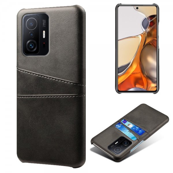 Xiaomi 11T/11T Pro Deksel To Kortlommer Svart