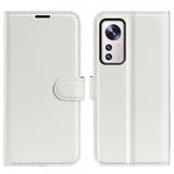Xiaomi 12/12X Etui Litchi Hvit