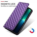 Xiaomi 12/12X Etui Rombemønster Lilla