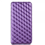 Xiaomi 12/12X Etui Rombemønster Lilla