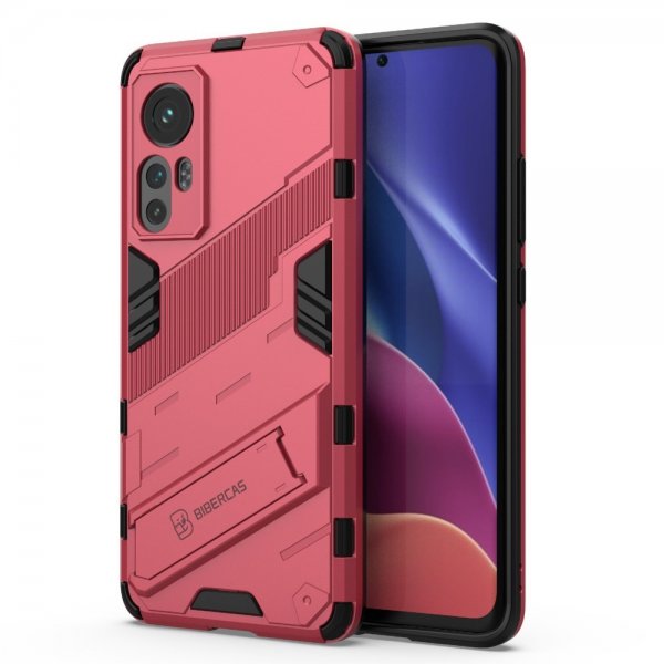 Xiaomi 12/12X Deksel med Stativ Magenta