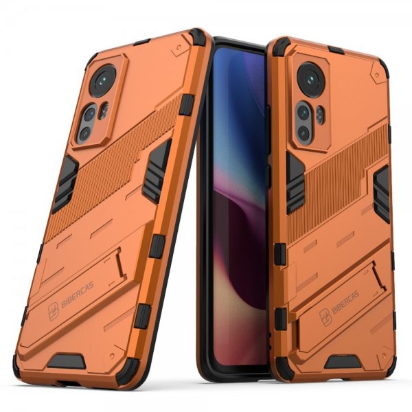 Xiaomi 12/12X Deksel med Stativ Oransje