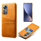 Xiaomi 12/12X Deksel med To Kortlommer Lysebrun