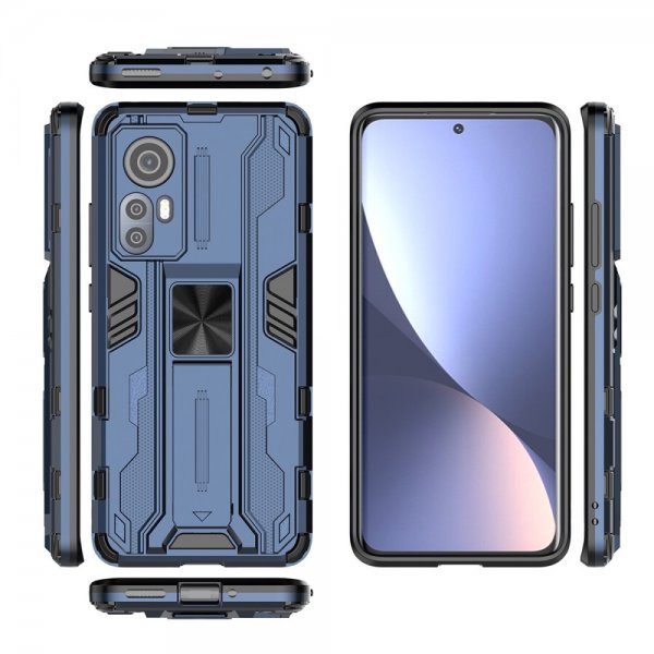 Xiaomi 12/12X Deksel Stativfunksjon Blå