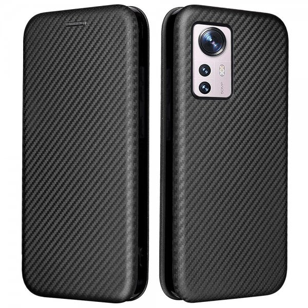 Xiaomi 12 Pro Etui Karbonfibertekstur Svart