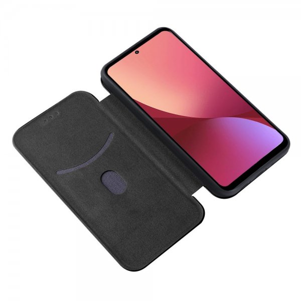 Xiaomi 12 Pro Etui Karbonfibertekstur Svart