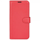 Xiaomi 12 Pro Etui Litchi Rød