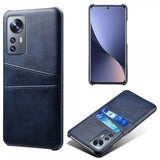 Xiaomi 12 Pro Deksel med To Kortlommer Blå