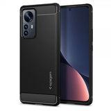 Spigen Xiaomi 12 Pro Deksel Rugged Armor Matte Black