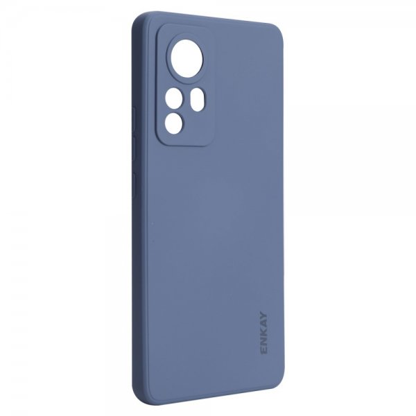 ENKAY Xiaomi 12 Pro Deksel Silikoni Blå