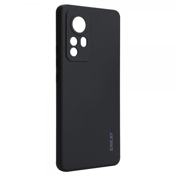 ENKAY Xiaomi 12 Pro Deksel Silikoni Svart