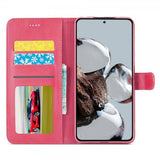 Lc.Imeeke Xiaomi 12T/12T Pro Etui med Kortlomme stativfunksjon Rosa