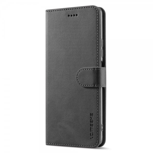 Lc.Imeeke Xiaomi 12T/12T Pro Etui med Kortlomme stativfunksjon Svart