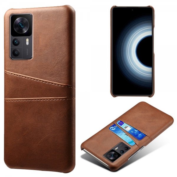 Xiaomi 12T/12T Pro Deksel To Kortlommer Brun