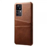 Xiaomi 12T/12T Pro Deksel To Kortlommer Brun