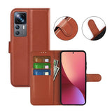 Xiaomi 12T/12T Pro Etui med Stativ Brun