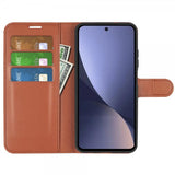Xiaomi 13 Etui Litchi Brun
