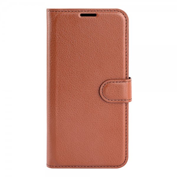 Xiaomi 13 Etui Litchi Brun