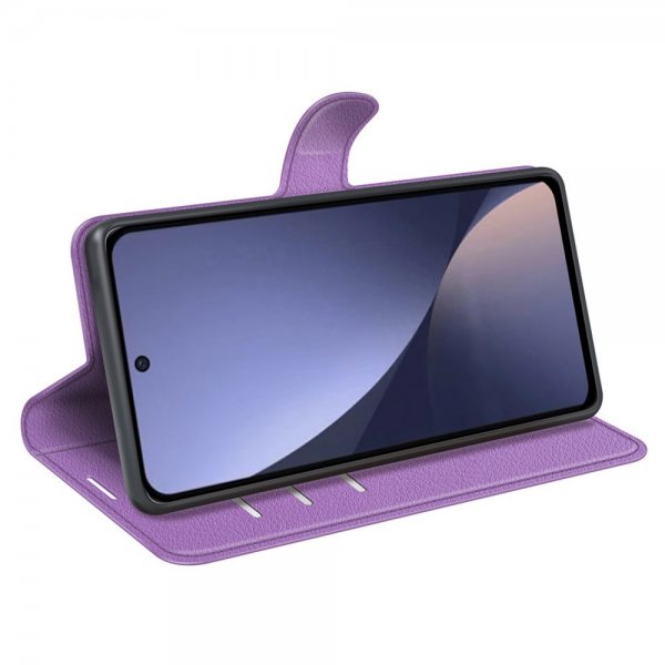 Xiaomi 13 Etui Litchi Lilla