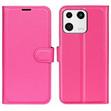 Xiaomi 13 Etui Litchi Magenta