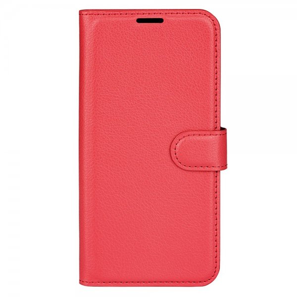 Xiaomi 13 Etui Litchi Rød