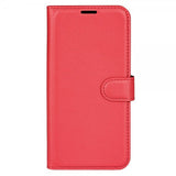Xiaomi 13 Etui Litchi Rød