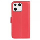 Xiaomi 13 Etui Litchi Rød