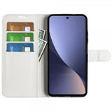 Xiaomi 13 Etui Litchi Hvit