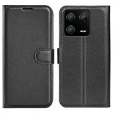 Xiaomi 13 Pro Etui Litchi Svart