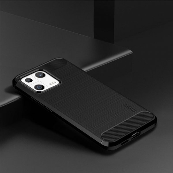 Mofi Xiaomi 13 Deksel Børstet Karbonfibertekstur Svart