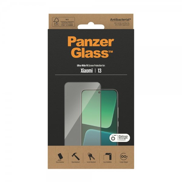 PanzerGlass Xiaomi 13 Skjermbeskytter Ultra-Wide Fit