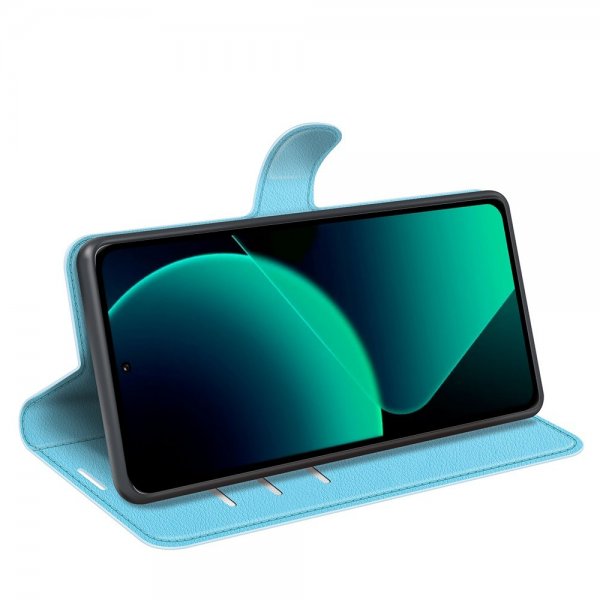 Xiaomi 13T/13T Pro Etui Litchi Blå