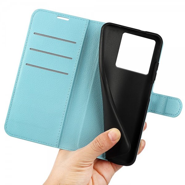 Xiaomi 13T/13T Pro Etui Litchi Blå
