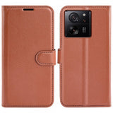 Xiaomi 13T/13T Pro Etui Litchi Brun