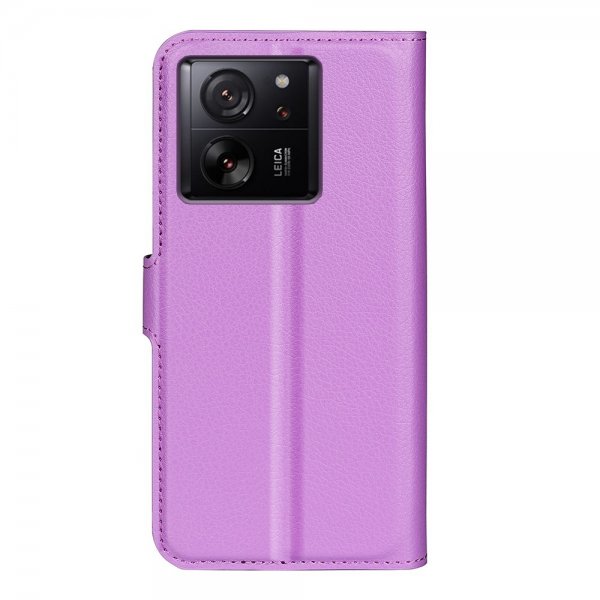Xiaomi 13T/13T Pro Etui Litchi Lilla
