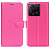 Xiaomi 13T/13T Pro Etui Litchi Magenta